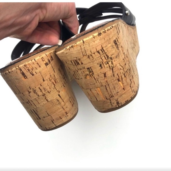 🪴HP! Sam Edelman Regis Cork Sandal Sz 8 - Picture 7 of 7